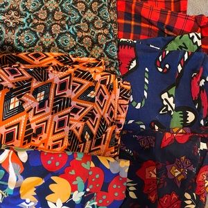 All lularoe leggings except plaid.